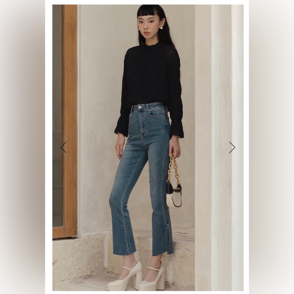 💫 Zara Embroidery Pleated Top - New 💫 - Picture 12 of 14